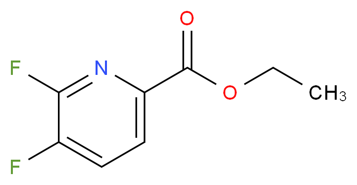 ETHYL 5,6-DIFLUOROPICOLINATE_分子结构_CAS_1214363-04-8)