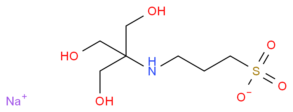 三羟甲基甲胺基丙磺酸 钠盐_分子结构_CAS_91000-53-2)