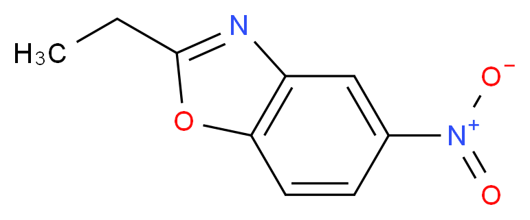 2-Ethyl-5-nitro-1,3-benzoxazole_分子结构_CAS_)