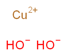 氢氧化铜(II)_分子结构_CAS_20427-59-2)