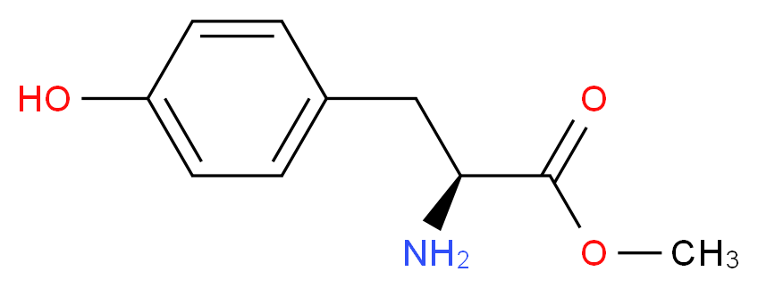 L-酪氨酸甲酯_分子结构_CAS_1080-06-4)