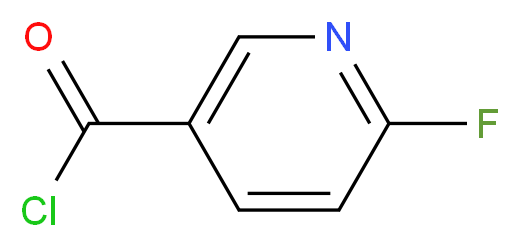 6-Fluoronicotinoyl chloride_分子结构_CAS_65352-94-5)
