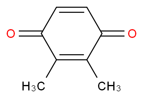 2,3-dimethylcyclohexa-2,5-diene-1,4-dione_分子结构_CAS_526-86-3