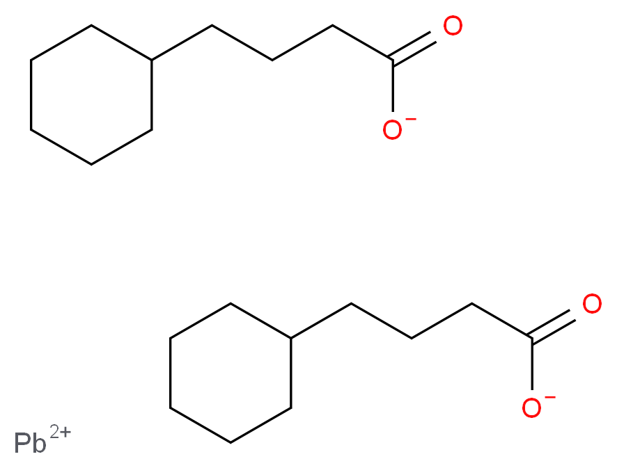LEAD CYCLOHEXANEBUTYRATE_分子结构_CAS_62637-99-4)