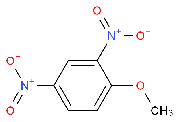 1-methoxy-2,4-dinitrobenzene_分子结构_CAS_119-27-7