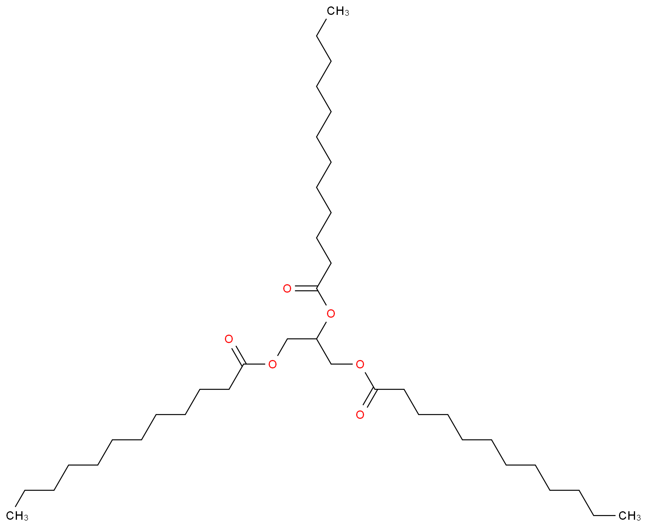 Glyceryl tridodecanoate_分子结构_CAS_538-24-9)