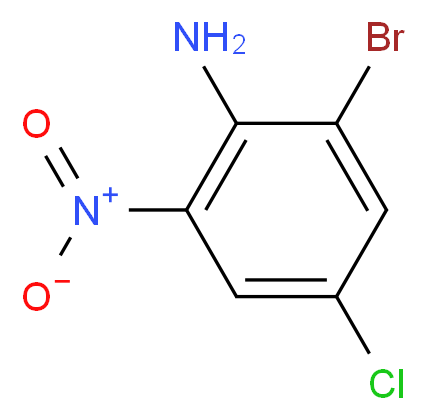 2-Bromo-4-chloro-6-nitrophenylamine_分子结构_CAS_827-25-8)