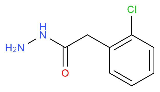 2-(2-chlorophenyl)acetohydrazide_分子结构_CAS_22631-60-3