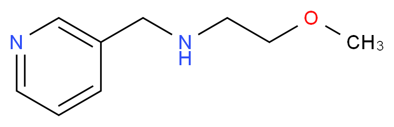 (2-methoxyethyl)(pyridin-3-ylmethyl)amine_分子结构_CAS_120739-68-6