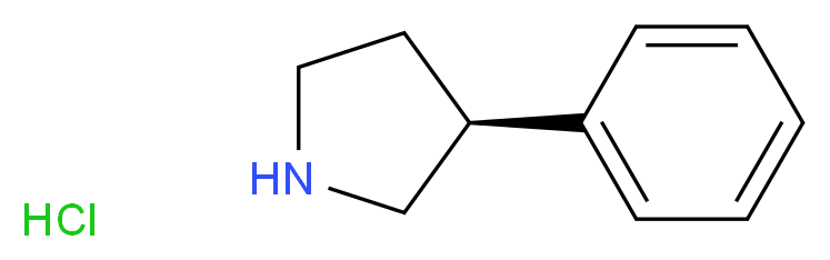 (S)-3-Phenyl-pyrrolidine hydrochloride_分子结构_CAS_1094670-20-8)