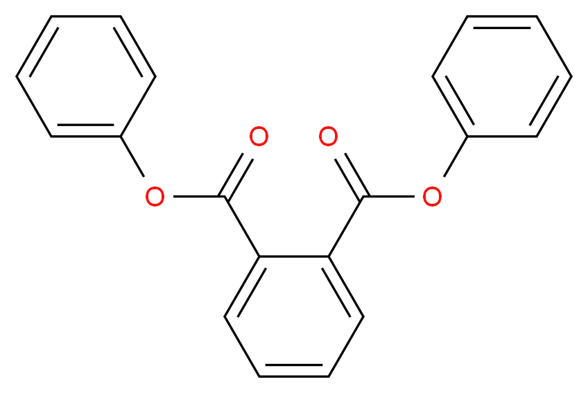 1,2-diphenyl benzene-1,2-dicarboxylate_分子结构_CAS_84-62-8