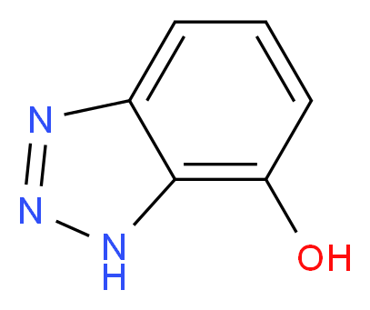 4-羟基苯并三唑_分子结构_CAS_26725-51-9)