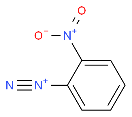 2-nitrobenzene-1-diazonium_分子结构_CAS_25910-37-6