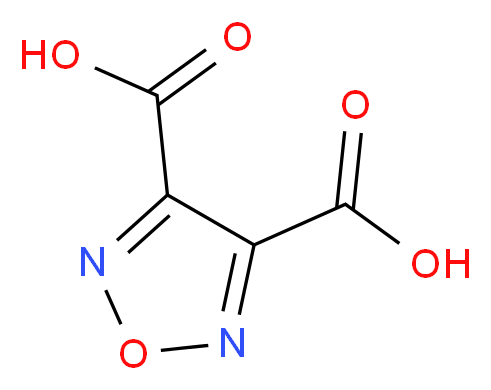 1,2,5-oxadiazole-3,4-dicarboxylic acid_分子结构_CAS_48113-77-5