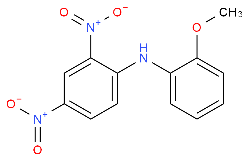 2-METHOXY-2',4'-DINITRODIPHENYLAMINE_分子结构_CAS_)