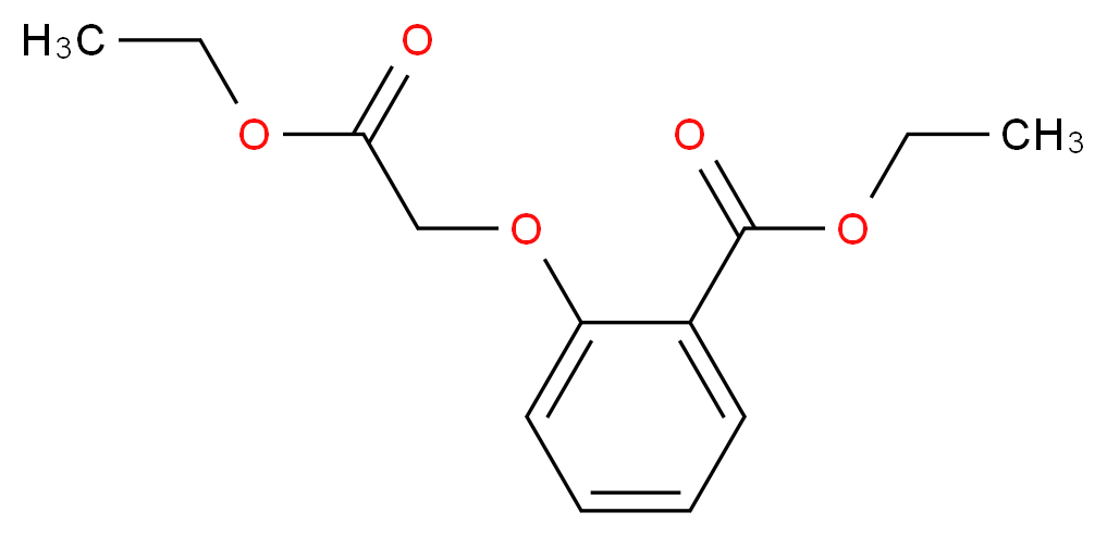 2-(乙氧基羰基甲氧基)苯甲酸乙酯_分子结构_CAS_56424-77-2)