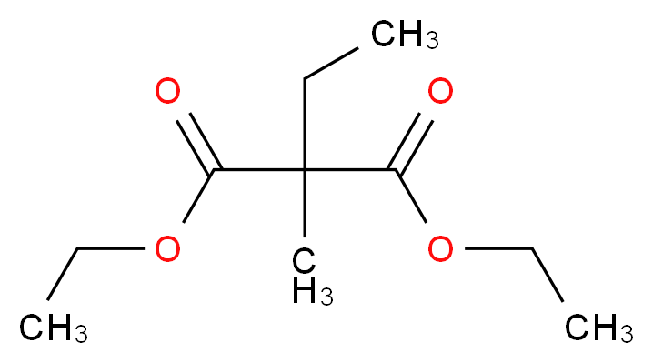 1,3-diethyl 2-ethyl-2-methylpropanedioate_分子结构_CAS_2049-70-9