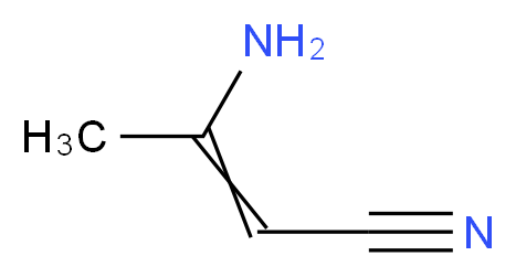 3-Aminocrotononitrile_分子结构_CAS_1118-61-2)