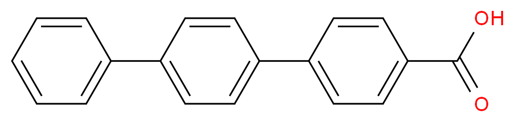 4-(4-phenylphenyl)benzoic acid_分子结构_CAS_5731-15-7