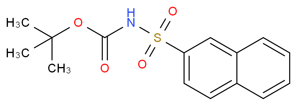 N-Boc-2-萘磺酰胺_分子结构_CAS_461441-06-5)