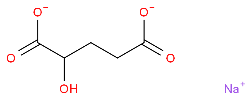 SodiuM (R)-2-hydroxypentanedioate_分子结构_CAS_103404-90-6)