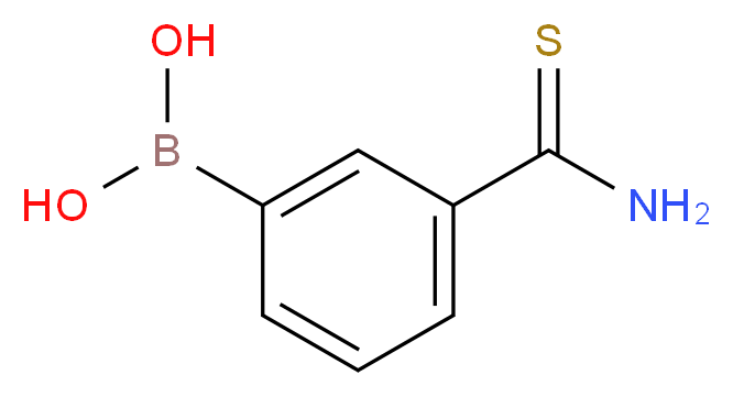 (3-carbamothioylphenyl)boronic acid_分子结构_CAS_850568-10-4