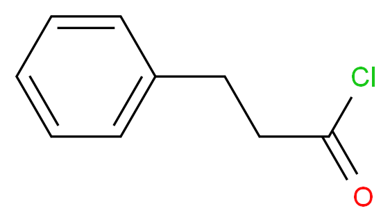 3-Phenylpropanoyl chloride_分子结构_CAS_645-45-4)