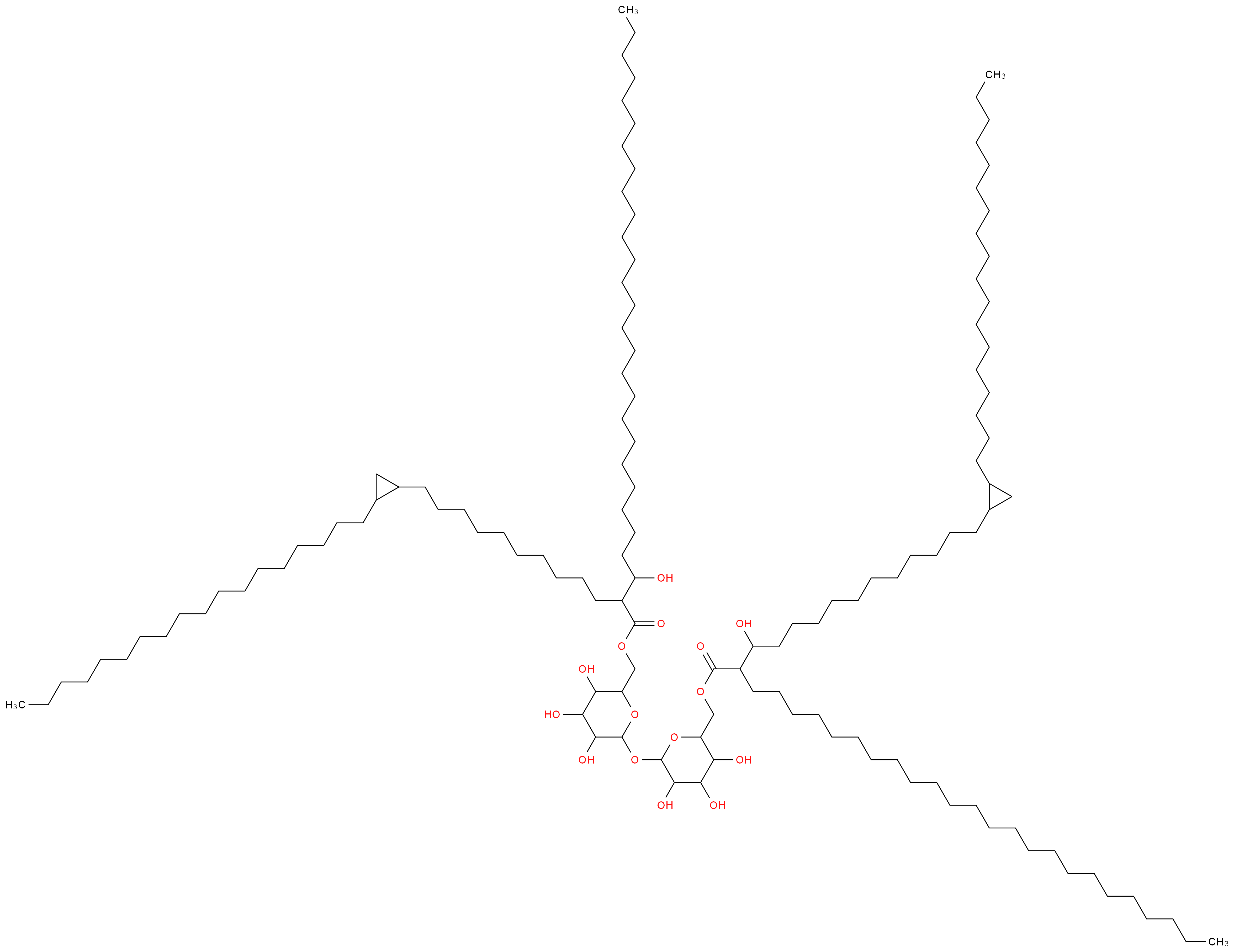 Trehalose dimycolate_分子结构_CAS_61512-20-7)