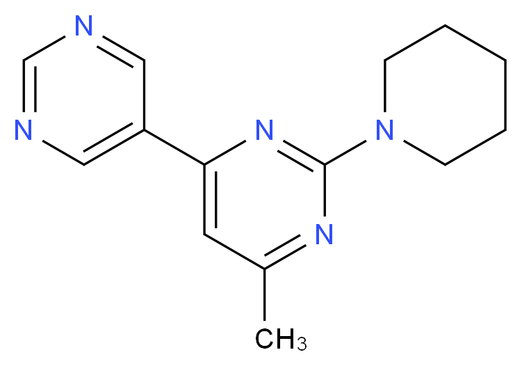 6-methyl-2-piperidin-1-yl-4,5'-bipyrimidine_分子结构_CAS_)
