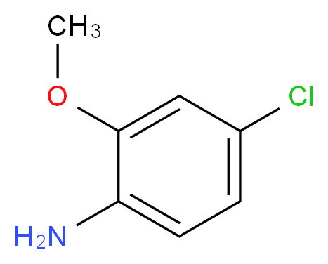 4-Chloro-2-methoxyaniline_分子结构_CAS_93-50-5)