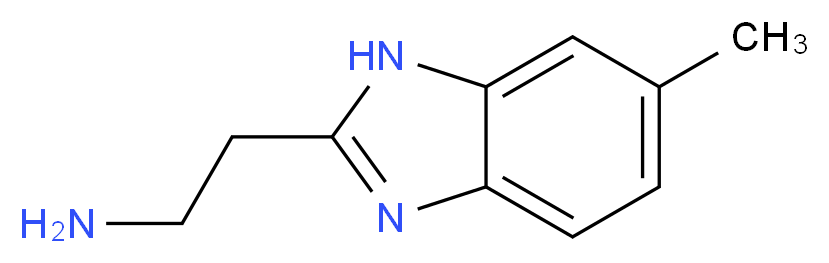2-(5-methyl-1H-1,3-benzodiazol-2-yl)ethan-1-amine_分子结构_CAS_630091-54-2