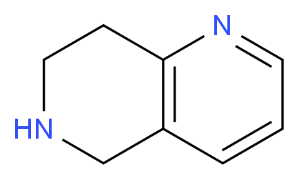 5,6,7,8-tetrahydro-1,6-naphthyridine_分子结构_CAS_80957-68-2