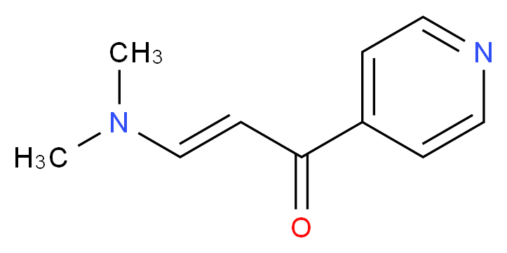 (E)-3-(dimethylamino)-1-(pyridin-4-yl)prop-2-en-1-one_分子结构_CAS_)