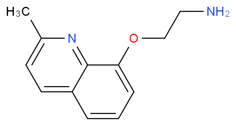 2-[(2-methyl-8-quinolinyl)oxy]ethanamine_分子结构_CAS_1094492-24-6)