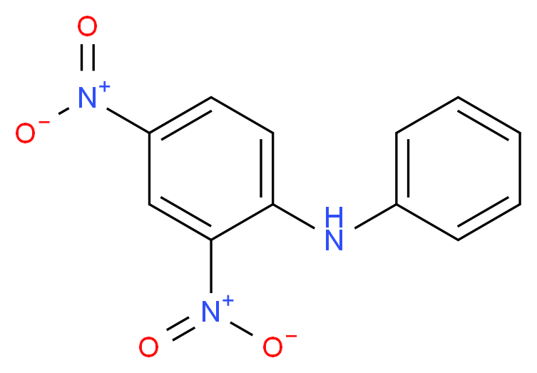 2,4-Dinitro-N-phenylaniline_分子结构_CAS_961-68-2)