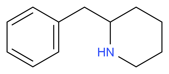 2-Benzylpiperidine_分子结构_CAS_32838-55-4)