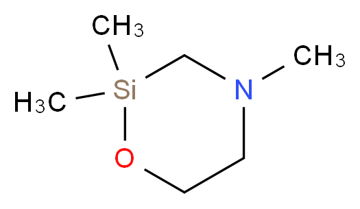 2,2,4-Trimethyl-1,4,2-oxazasilinane_分子结构_CAS_10196-49-3)