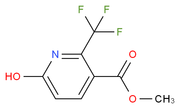 methyl 6-hydroxy-2-(trifluoromethyl)nicotinate_分子结构_CAS_1060810-81-2)