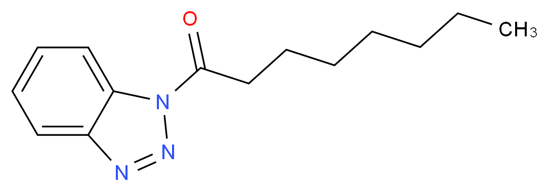 1-Octanoylbenzotriazole_分子结构_CAS_58068-80-7)