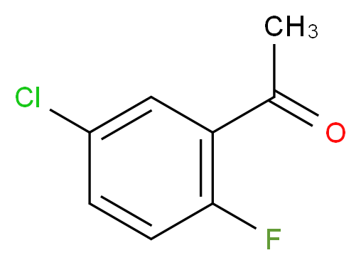 5'-Chloro-2'-fluoroacetophenone_分子结构_CAS_541508-27-4)