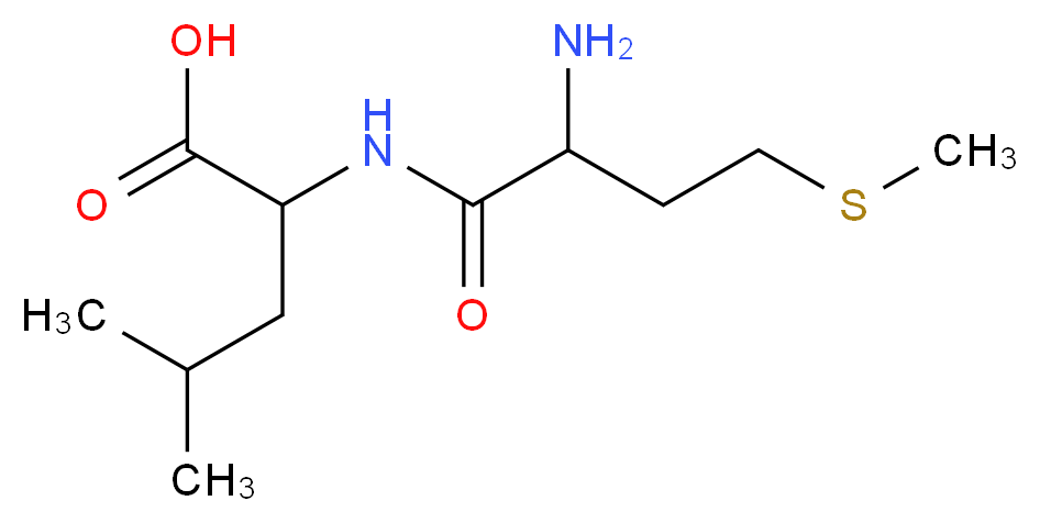 2-[2-amino-4-(methylsulfanyl)butanamido]-4-methylpentanoic acid_分子结构_CAS_14486-16-9