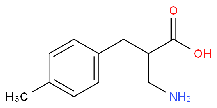 3-AMINO-2-(4-METHYLBENZYL)PROPANOIC ACID_分子结构_CAS_682803-13-0)