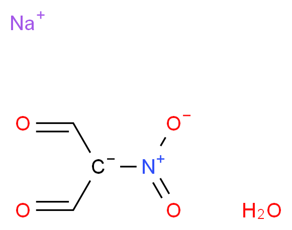 硝基丙二醛钠_分子结构_CAS_34461-00-2)