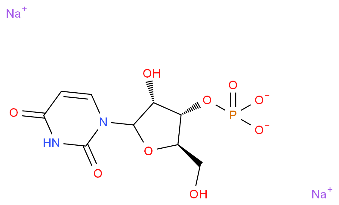 Uridine 3'-Monophosphate Disodium Salt_分子结构_CAS_35170-03-7)