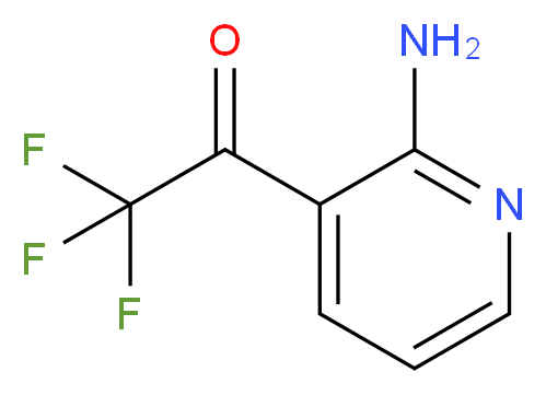 1-(2-aminopyridin-3-yl)-2,2,2-trifluoroethan-1-one_分子结构_CAS_1060801-31-1