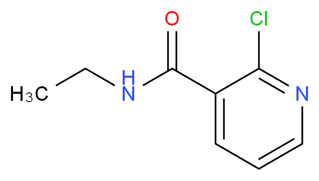 2-Chloro-N-ethylnicotinamide_分子结构_CAS_)