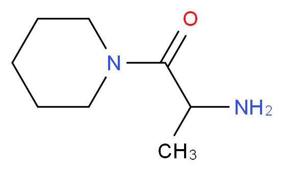 2-Amino-1-piperidin-1-yl-propan-1-one_分子结构_CAS_)