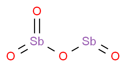 dioxostibanyl stibinate_分子结构_CAS_1332-81-6