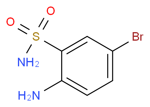 2-amino-5-bromobenzene-1-sulfonamide_分子结构_CAS_54734-84-8
