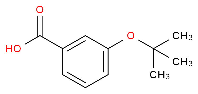 3-(tert-butoxy)benzoic acid_分子结构_CAS_15360-02-8